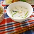 tommy 0304's cooksnap of when they made サラダ豆とほうれん草のあったか豆乳スープ.