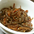 rakokinoko's cooksnap of when they made ((簡単!))人参と蒟蒻のきんぴら.