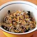 yuyorin's cooksnap of when they made 簡単朝ごはん！のりしらす丼！.