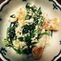雅子のキッチン's cooksnap of when they made 柿とほうれん草の白和え、小料理屋風.