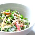 jenis's cooksnap of when they made 四角豆の和風カニマヨサラダ.