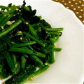 anyanna's cooksnap of when they made ♪青梗菜とほうれん草のごま油いため2♪.