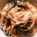 chanlisa's cooksnap of when they made アスパラガスとベーコンのクリームパスタ.