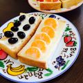 ＲＫまま's cooksnap of when they made ✿クリチみかんトースト✿.