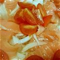 ショコラスペシャル's cooksnap of when they made 蜂蜜が決め手！新玉ねぎとサーモンのマリネ.