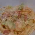 きらり0625's cooksnap of when they made エビとアボカドのクリームパスタ♪.