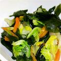 ユーロン's cooksnap of when they made 白菜とワカメのポン酢しょうゆあえ.