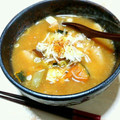 ミルキー苺's cooksnap of when they made かぼちゃ入れてみて！味噌仕立てすいとん♪.