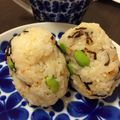 ヴィーナスけい's cooksnap of when they made 塩昆布と枝豆のおむすび.