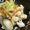 つけな's cooksnap of when they made 簡単♪鶏皮ポン酢.