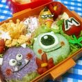 racorin's cooksnap of when they made モンスターズインク♡キャラ弁♡.