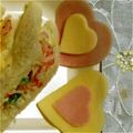 ma___111's cooksnap of when they made お弁当に♪型抜きツートンハート.