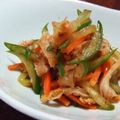 ロシアン's cooksnap of when they made 鶏皮キムチ.