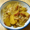 まゅきてぃ☆'s cooksnap of when they made 秋♪さつまいもと鶏肉の煮物.