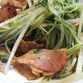 Cogito's cooksnap of when they made 水菜とベーコンの炒めもの.