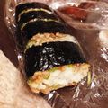 shunmam07's cooksnap of when they made ネギみそチャーシュー巻きおにぎり.