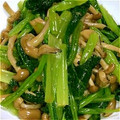 kaachannnn's cooksnap of when they made 小松菜、しめじの簡単お浸し.