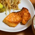 ぎんなん坊や's cooksnap of when they made 秋鮭のパン粉焼き.