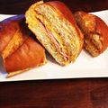 Chakobu's cooksnap of when they made スペシャルソースのホットサンド。.
