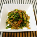 Satoco❋'s cooksnap of when they made ☆ハマる！クレソンと舞茸のベーコン炒め☆.