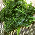 クックO5R3CC☆'s cooksnap of when they made ほうれん草の楽なゆで方.