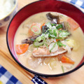 kumi0901's cooksnap of when they made カマで鮭の粕汁.