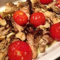 hanako88's cooksnap of when they made トマトと舞茸のグリル.