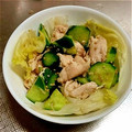 ヤミーヤムヤム's cooksnap of when they made きゅうりとささみのごま油あえ.