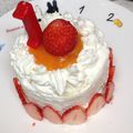 yummy?'s cooksnap of when they made 離乳食★1才のお誕生日ケーキ.
