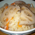 miwat0901's cooksnap of when they made 炊飯器deほくっもちっ蓮根の中華おこわ風.