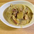 nokomori's cooksnap of when they made さつま芋とチキンの豆乳カレースープ.