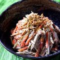 BIGI's cooksnap of when they made 食物繊維deキレイになろうゴボウサラダ.