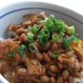 ルリナ's cooksnap of when they made 納豆キムチ炒め乗せごはん.