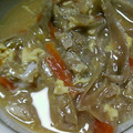 わんた☆'s cooksnap of when they made 油揚げとミョウガの卵とじ.