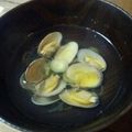 suzme's cooksnap of when they made あさりのお吸い物.