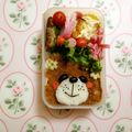 komutatata's cooksnap of when they made 簡単キャラ弁＊そぼろクマちゃん。.