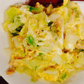 えびちゃん♪♪'s cooksnap of when they made シーチキンで長ネギと白菜のほんわか卵とじ.
