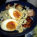 じゅんちあっちゃん's cooksnap of when they made 簡単☆あげたまチャーシュー丼.