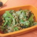 てふかふぇ's cooksnap of when they made 塩麹入り　小松菜と白菜の納豆和え.