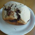 ちっはりん's cooksnap of when they made HB*チョコバナナ食パン☆.
