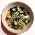 なつき☆ミ's cooksnap of when they made オクラとわかめの梅風味スープ.