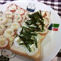 龍青空ママ's cooksnap of when they made クリチtoしらすでカルシウムトースト♪.