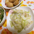 よちりん's cooksnap of when they made 大量消費にセロリとジャコのあっさり炒め.
