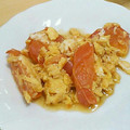 もぐもぐ＊＾＾＊'s cooksnap of when they made ほんのり甘い☆トマトと卵の中華炒め.
