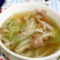 ♡ひな祭り♡'s cooksnap of when they made レタスとしめじのスープ.