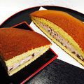 White☆egg's cooksnap of when they made 秋の手土産に。栗あんバターのミニどら焼き.