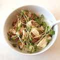 くまちゃんbear's cooksnap of when they made ご飯が進む♪ササミかいわれ納豆.