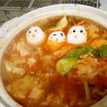 komutatata's cooksnap of when they made 大根おろしアート☆にわとりさん.