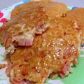 ちゃろげ's cooksnap of when they made ご飯とハムのお焼き&しらす&チーズ入り.