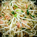 ♡ﾆｨ♡'s cooksnap of when they made 白だしで簡単♪もやしとハムの和風炒め.